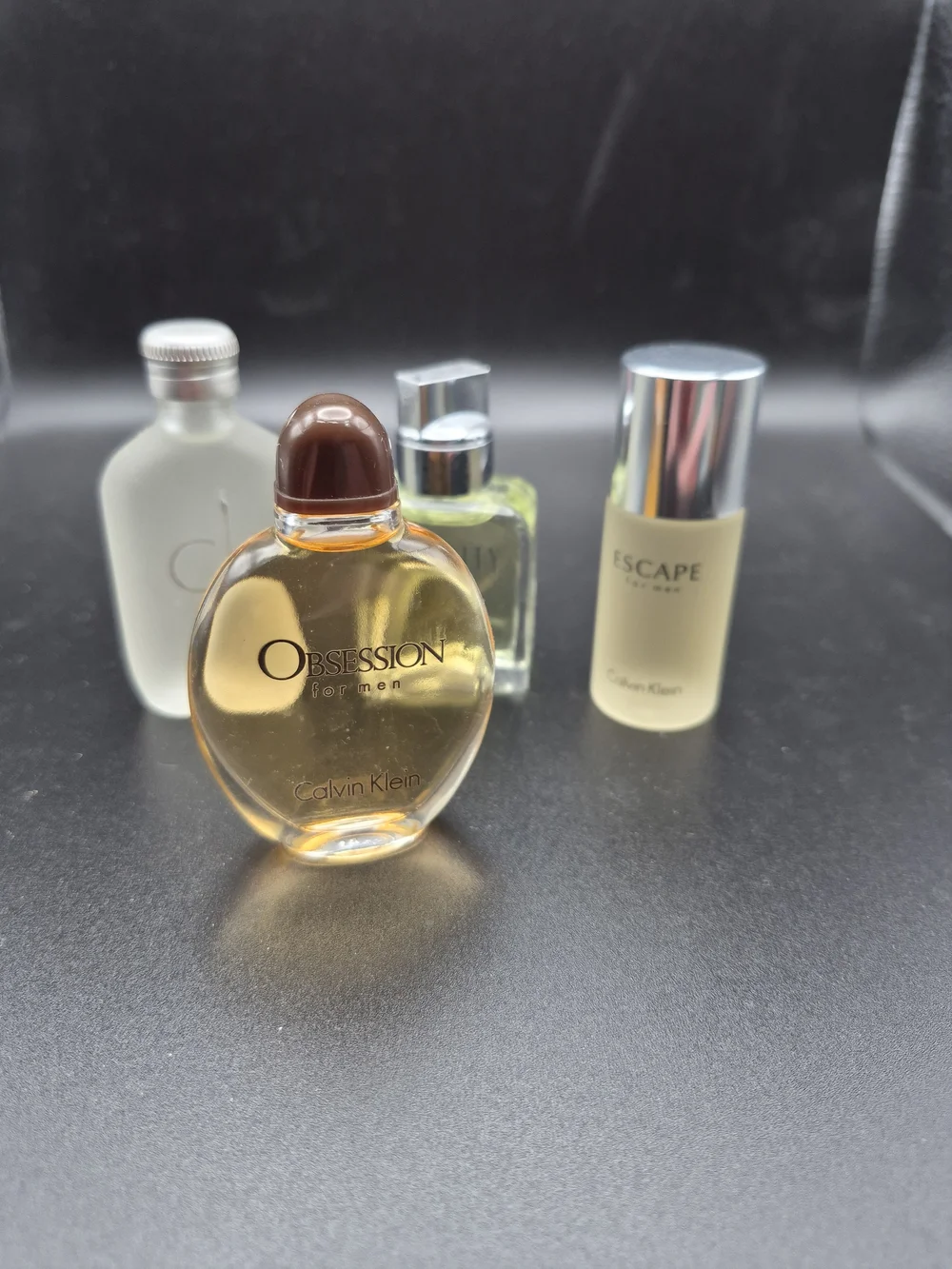 Calvin Klein Mini Fragrance Set - Clear, Frosted & Amber Bottles